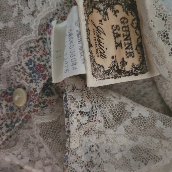 Vintage Gunne Sax Floral Dress - Picture 4 of 5